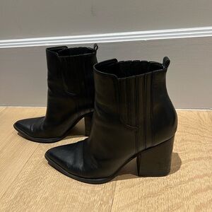 Marc Fisher Black Ankle Boots